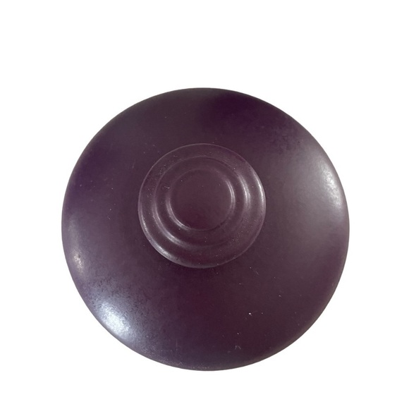 Pfaltzgraff Creamer and Sugar Terrace Plum Satin Finish Earthenware Pottery - Picture 7 of 8